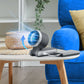 🌀 Ventilador plegable de 5 velocidades: compacto, potente, recargable, ideal para refrescarse en cualquier lugar 💨🔘