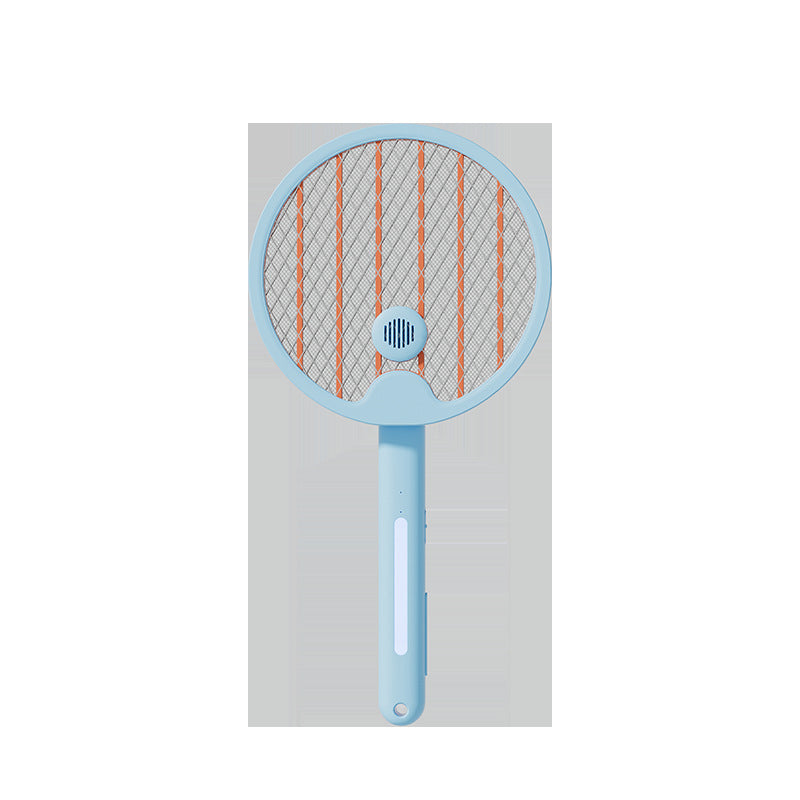 Matamoscas y luz antimosquitos plegables 2 en 1 para montaje en pared, recargables por USB.
