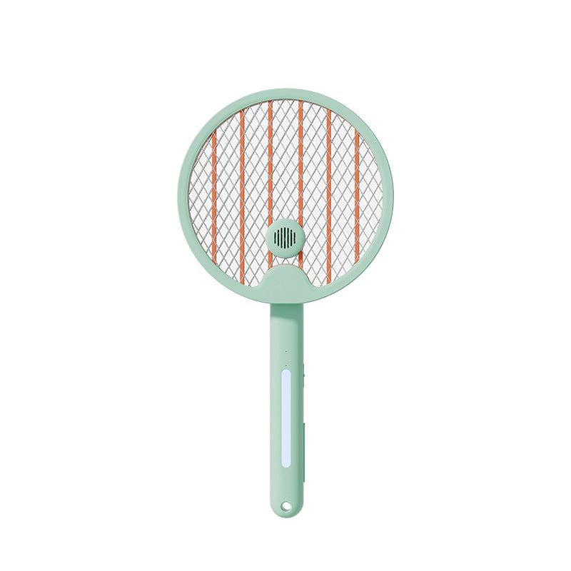 Matamoscas y luz antimosquitos plegables 2 en 1 para montaje en pared, recargables por USB.