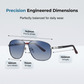 👓Gafas de sol polarizadas para exteriores: bloquean el deslumbramiento y reducen la fatiga visual. Almohadillas nasales de silicona suave y puntas de las patillas texturizadas. Cómodas de usar todo el día. Una visión clara para cada salida. 🚗