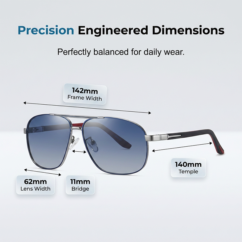 👓Gafas de sol polarizadas para exteriores: bloquean el deslumbramiento y reducen la fatiga visual. Almohadillas nasales de silicona suave y puntas de las patillas texturizadas. Cómodas de usar todo el día. Una visión clara para cada salida. 🚗
