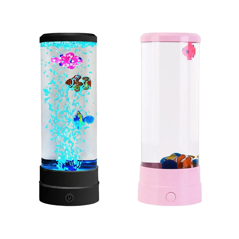 💐 ¡50% DE DESCUENTO! Lámpara de acuario LED con burbujas de peces – burbujas continuas para una atmósfera zen 🐟💧【Stock limitado】