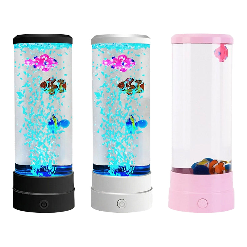 💐 ¡50% DE DESCUENTO! Lámpara de acuario LED con burbujas de peces – burbujas continuas para una atmósfera zen 🐟💧【Stock limitado】
