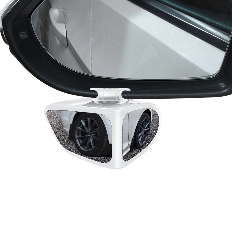 Espejo retrovisor de punto ciego ajustable de 360° con doble lente