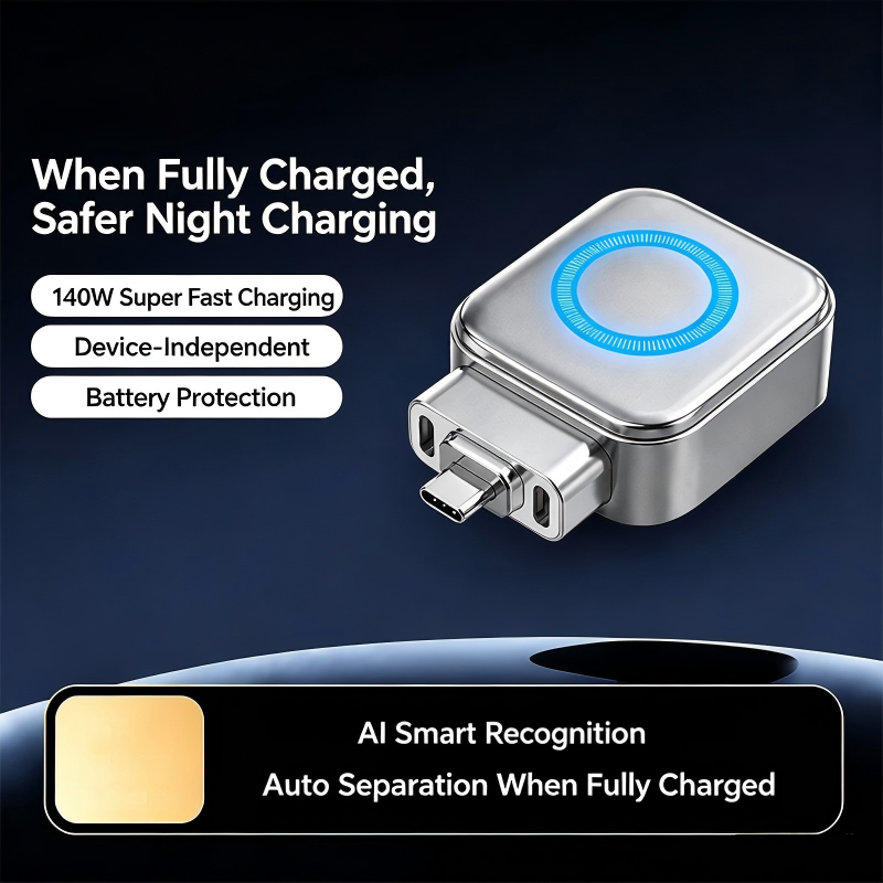 🌞Despertar de verano: ¡50 % de descuento!⚡ Cargador ultrarrápido de 140 W con apagado automático por IA – USB-C PD 3.1 – Protección inteligente de la batería – Universal para iPhone, MacBook y tabletas