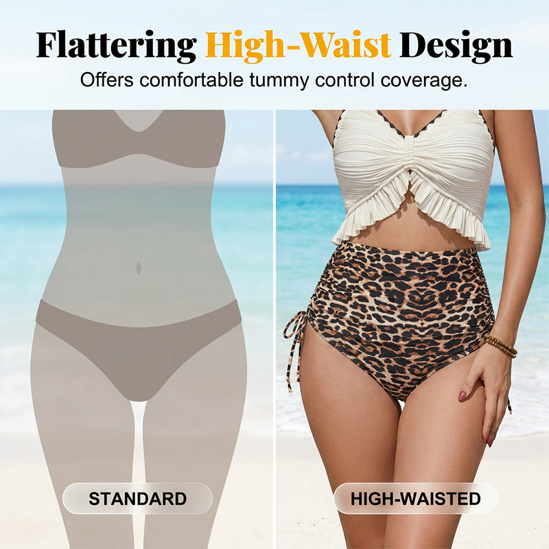 👙 50% OFF NOW! 🥳 Women's Stylish Leopard Print Bikini Set – Bold & trendy – Perfect for beach, pool or vacation – comfortable and eye-catching 🐆🌊✨