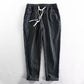 👖 ¡50% DE DESCUENTO AHORA! 🌿 Pantalones de lino para hombre – Rayados y cortos – Cintura elástica con cordón – Pantalones de verano transpirables 🏖️