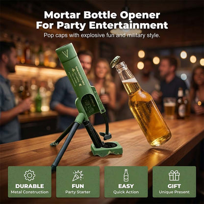 Abrebotellas con forma de mortero
