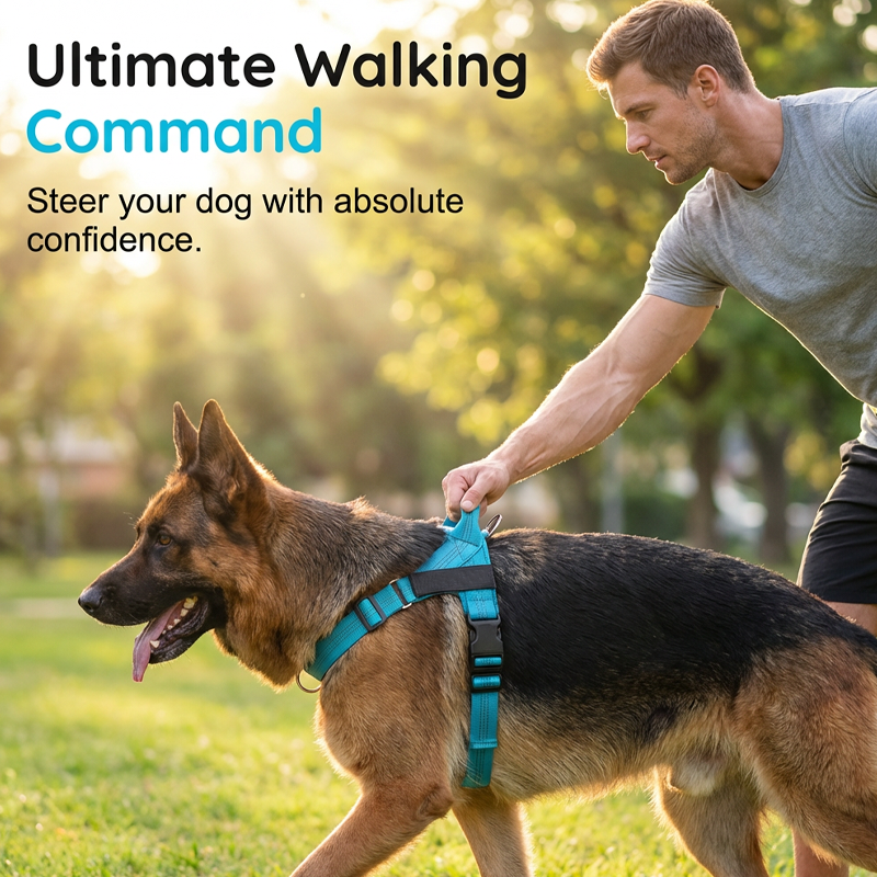 🦮 ¡OFERTA POR TIEMPO LIMITADO 50% DE DESCUENTO! 🍂 Arnés Acolchado para Perro de Fácil Puesta – Antitirones, Ajuste Preciso, Hebilla Rápida y 8 Colores ✨
