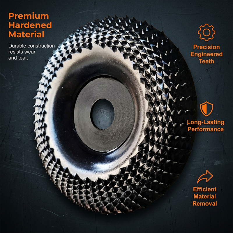 🔥 ¡50% de descuento! Disco para dar forma a la madera para amoladora angular: remoción rápida, ultrarresistente. ¡Perfecto para tallar y bricolaje! ¡Más de 50.000 unidades vendidas! 🔧✨