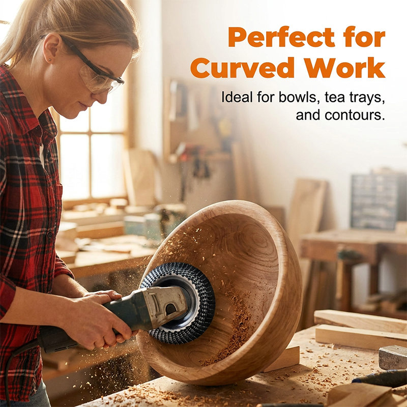 🔥 ¡50% de descuento! Disco para dar forma a la madera para amoladora angular: remoción rápida, ultrarresistente. ¡Perfecto para tallar y bricolaje! ¡Más de 50.000 unidades vendidas! 🔧✨