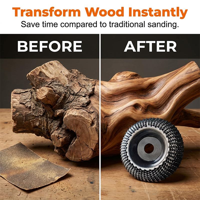 🔥 ¡50% de descuento! Disco para dar forma a la madera para amoladora angular: remoción rápida, ultrarresistente. ¡Perfecto para tallar y bricolaje! ¡Más de 50.000 unidades vendidas! 🔧✨