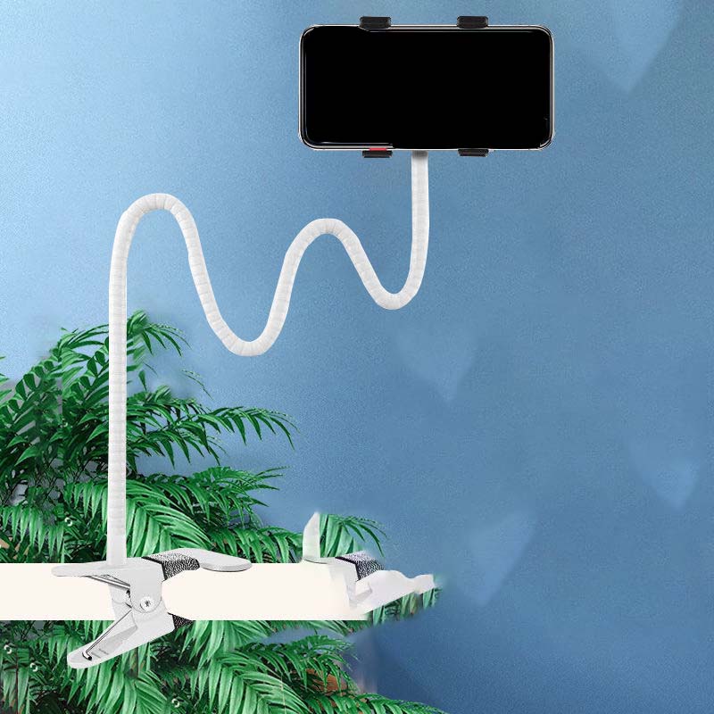 Soporte flexible para teléfono con cuello de cisne para cama y escritorio.