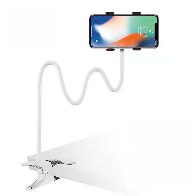 Soporte flexible para teléfono con cuello de cisne para cama y escritorio.