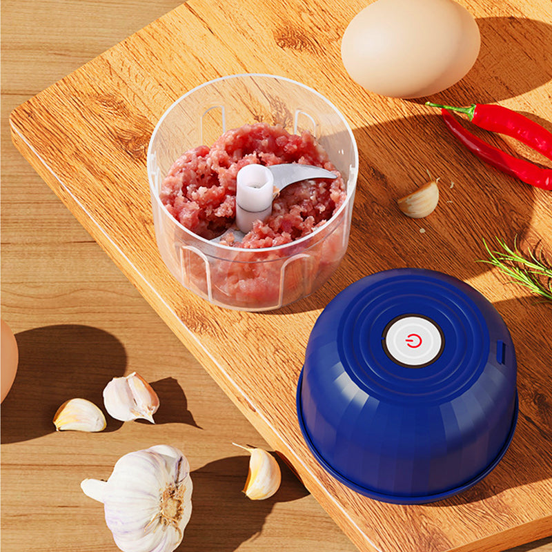 🔪🔥 ¡50% OFF por Tiempo Limitado! Mini Picadora Eléctrica Recargable – Pica Ajo, Carne y Verduras en Segundos 🥕✨