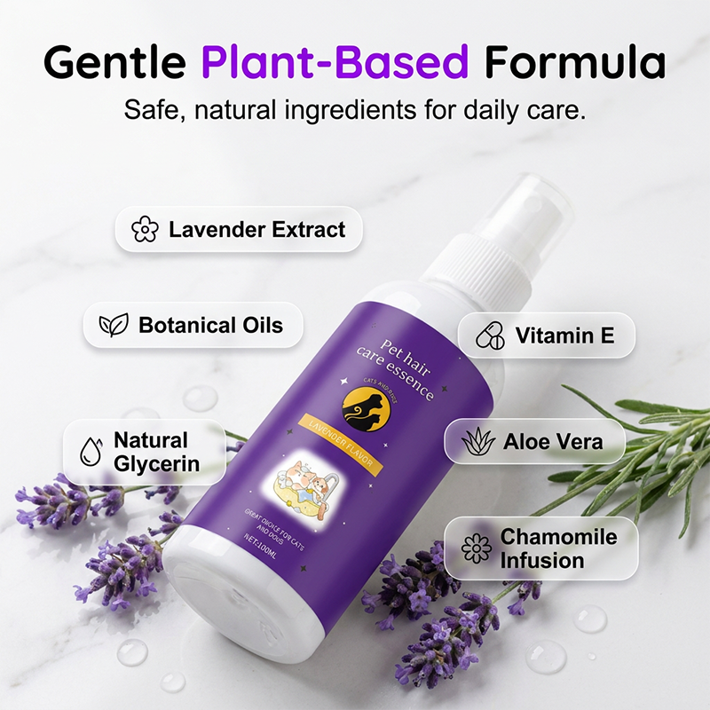 🥳¡OFERTA ESPECIAL 2026!🥳💞¡Más de 50.000 unidades vendidas!🐕💨 ¡30% de descuento! Spray desenredante para mascotas: suaviza los nudos al instante, a base de plantas y seguro para lamer. Sin enjuague. Suave aroma a lavanda. ✨🐈