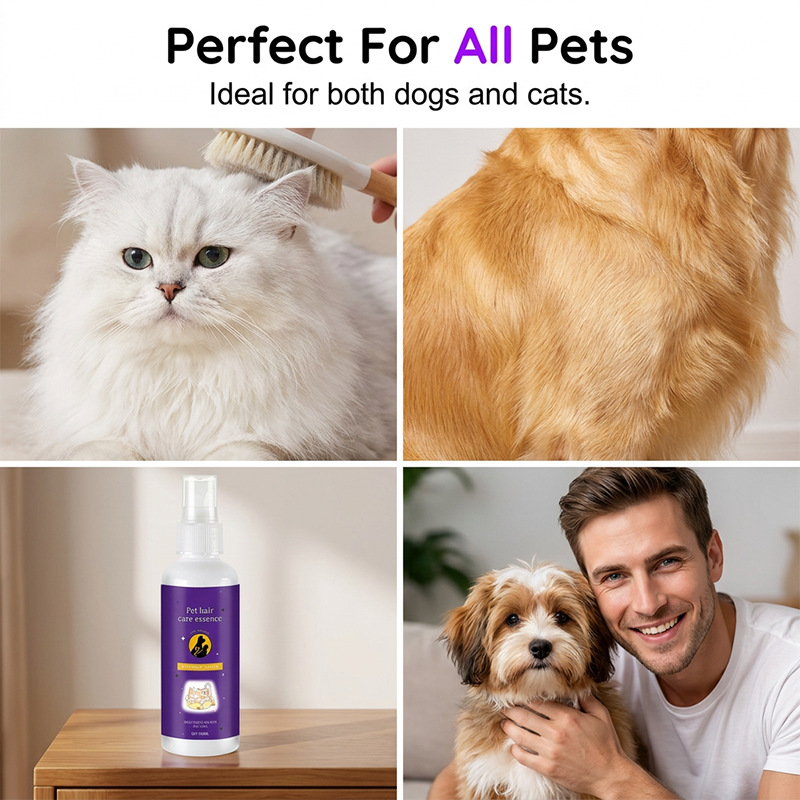 🥳¡OFERTA ESPECIAL 2026!🥳💞¡Más de 50.000 unidades vendidas!🐕💨 ¡30% de descuento! Spray desenredante para mascotas: suaviza los nudos al instante, a base de plantas y seguro para lamer. Sin enjuague. Suave aroma a lavanda. ✨🐈