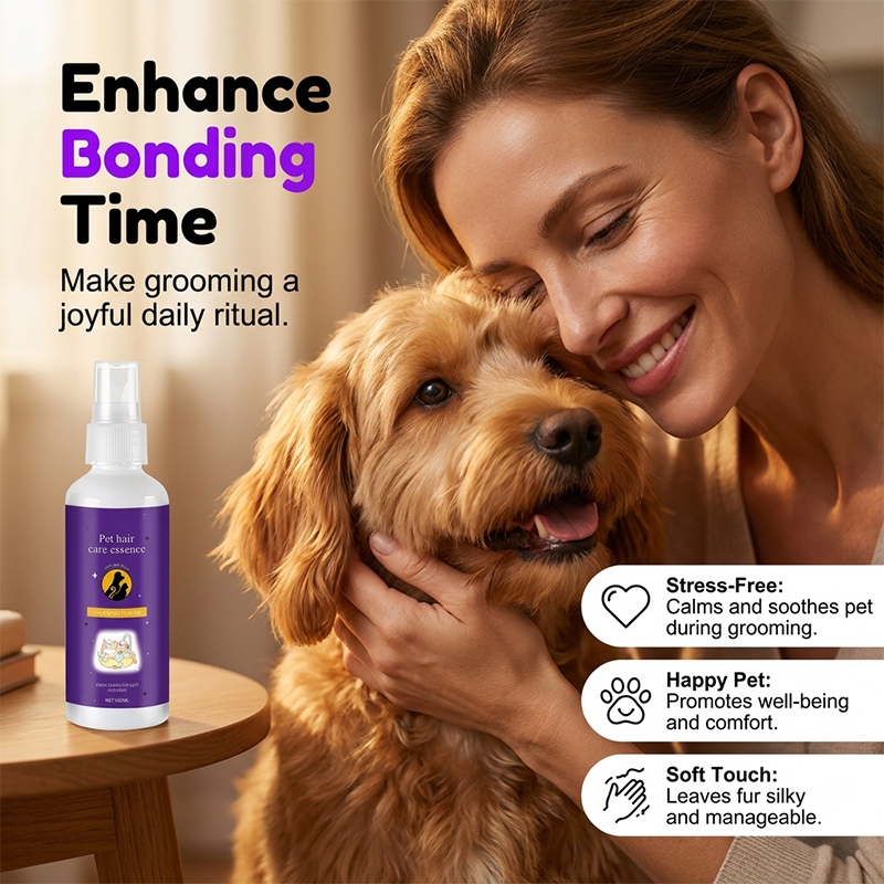 🥳¡OFERTA ESPECIAL 2026!🥳💞¡Más de 50.000 unidades vendidas!🐕💨 ¡30% de descuento! Spray desenredante para mascotas: suaviza los nudos al instante, a base de plantas y seguro para lamer. Sin enjuague. Suave aroma a lavanda. ✨🐈