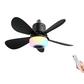 🔥Oferta especial de verano🌬️Ventilador de techo inteligente con luz, RGB y altavoz Bluetooth
