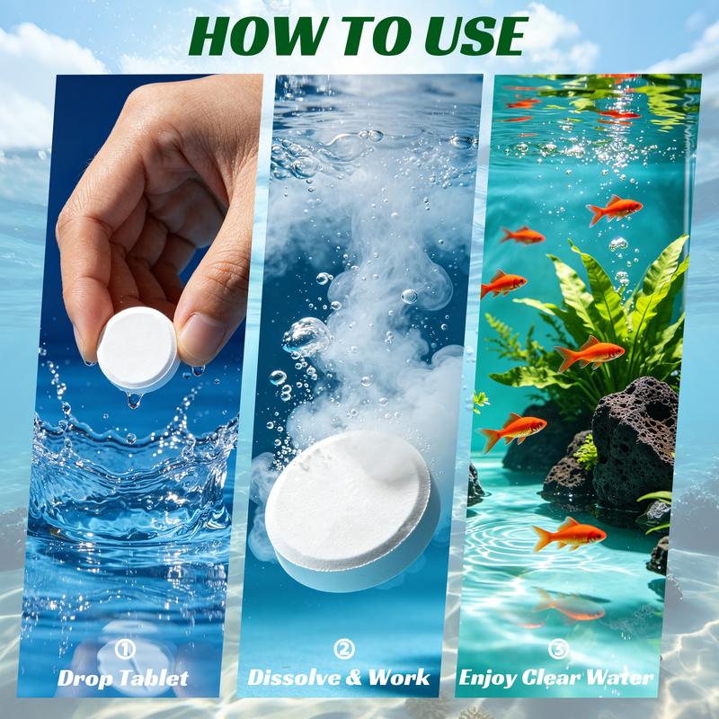 Tabletas purificadoras de agua con dióxido de cloro de grado alimenticio