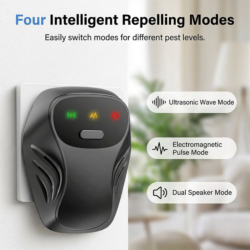 ⚡Hot Sales 50% OFF🔥Ultrasonic Pest Repeller with 4 Modes