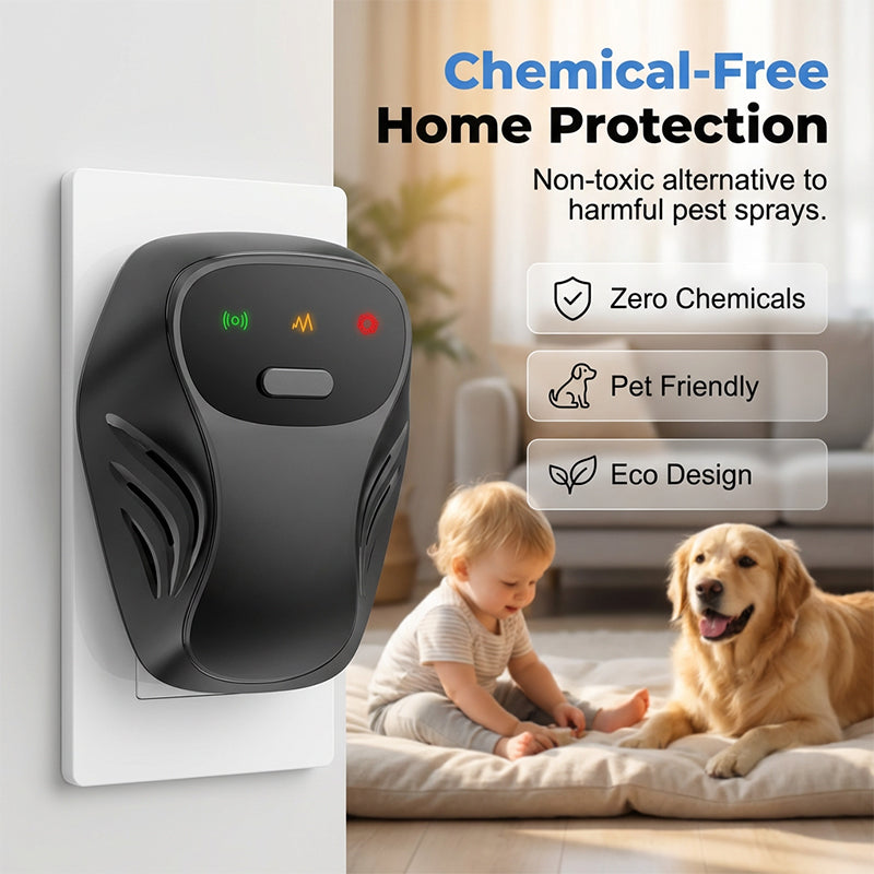 ⚡Hot Sales 50% OFF🔥Ultrasonic Pest Repeller with 4 Modes