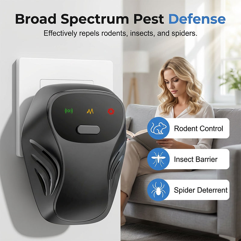 ⚡Hot Sales 50% OFF🔥Ultrasonic Pest Repeller with 4 Modes