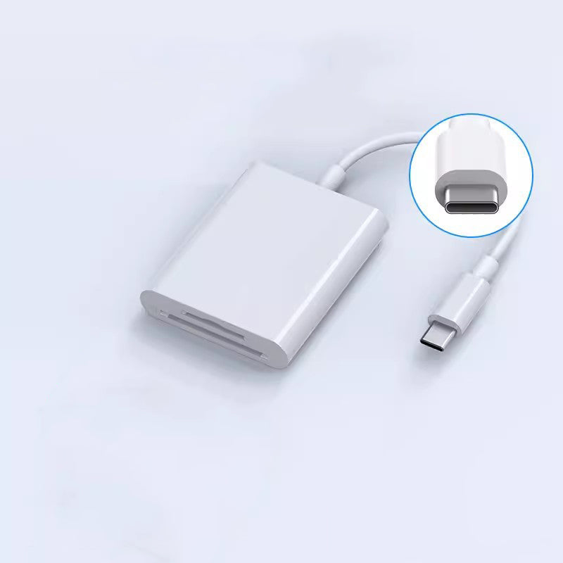 Lector para Android con adaptador USB-C doble