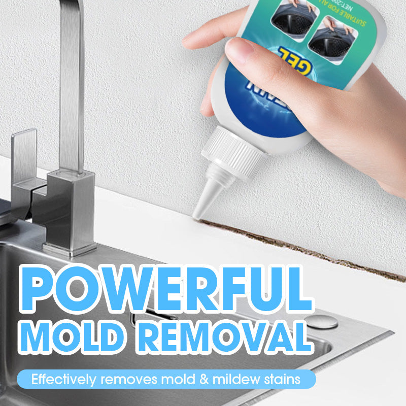 🥳¡OFERTA ESPECIAL 2026!🥳💞¡Más de 50.000 unidades vendidas! Gel removedor de moho: fórmula sin frotar para juntas de lavadoras, silicona de refrigeradores y baños, ecológico, de larga duración (5-8 horas), 200 ml.