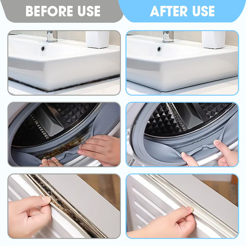 🥳¡OFERTA ESPECIAL 2026!🥳💞¡Más de 50.000 unidades vendidas! Gel removedor de moho: fórmula sin frotar para juntas de lavadoras, silicona de refrigeradores y baños, ecológico, de larga duración (5-8 horas), 200 ml.