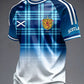 Camiseta de manga corta UK Football Lover Scotland Printed para hombre