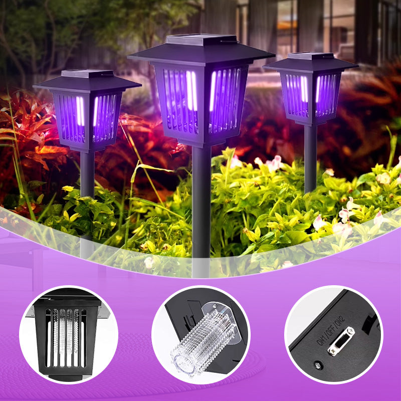 Matamoscas solar para exteriores
