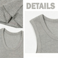Camiseta sin mangas acanalada para hombre