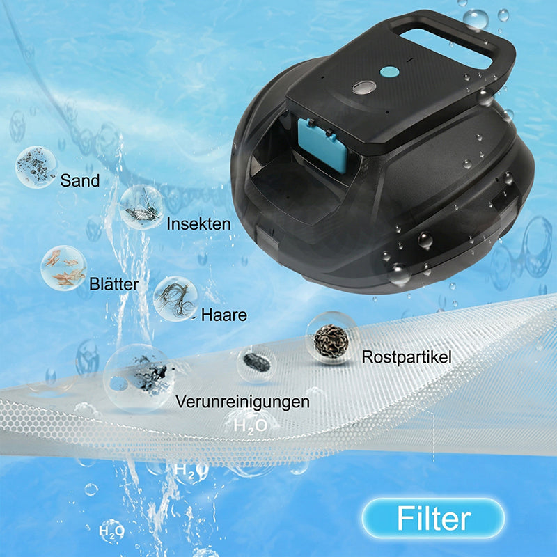⏰🔥 ¡68% de descuento! 🤖 Robot limpiador de piscinas: inalámbrico, potente, inteligente y con limpieza sin esfuerzo 🌊✨