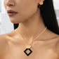 💫 ¡TIEMPO LIMITADO 55% DE DESCUENTO! ✨ Set de joyería geométrica moderna – Bañado en oro, ligero, elegante 🔶