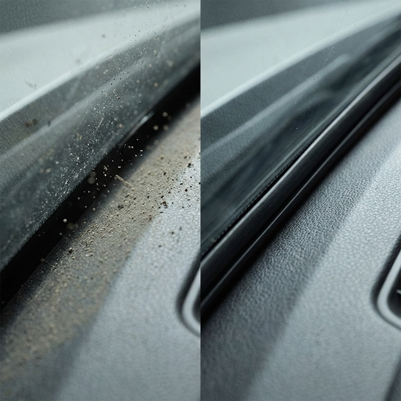 Tira de sellado de goma autoadhesiva para puertas de coche