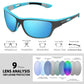 Gafas de sol deportivas para hombre, modelo 2026, para exteriores, con lentes polarizadas antirreflejos.