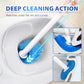 Sistema de cepillo de baño desechable con soporte