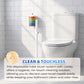 Sistema de cepillo de baño desechable con soporte