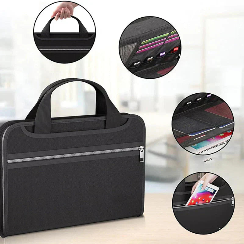 💼🎒 PRECIO ESPECIAL HOY | Carpeta para documentos con asa