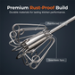 🥚 BUY 2 GET 1 FREE! 🔥 Stainless Steel Semi-Automatic Hand Egg Beater – Fast & durable – Perfect for eggs, batter or cream – smooth whisking without effort 🍳