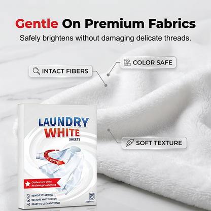 [🔥BUY 1 FREE 1]Deep Cleaning Laundry Whitening Sheets