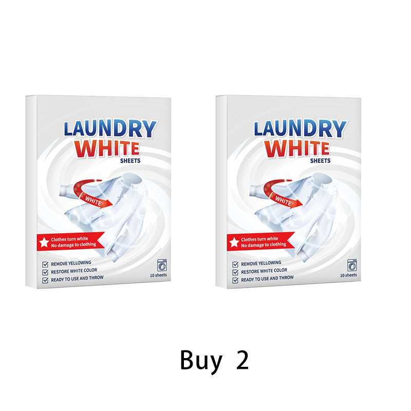 [🔥BUY 1 FREE 1]Deep Cleaning Laundry Whitening Sheets