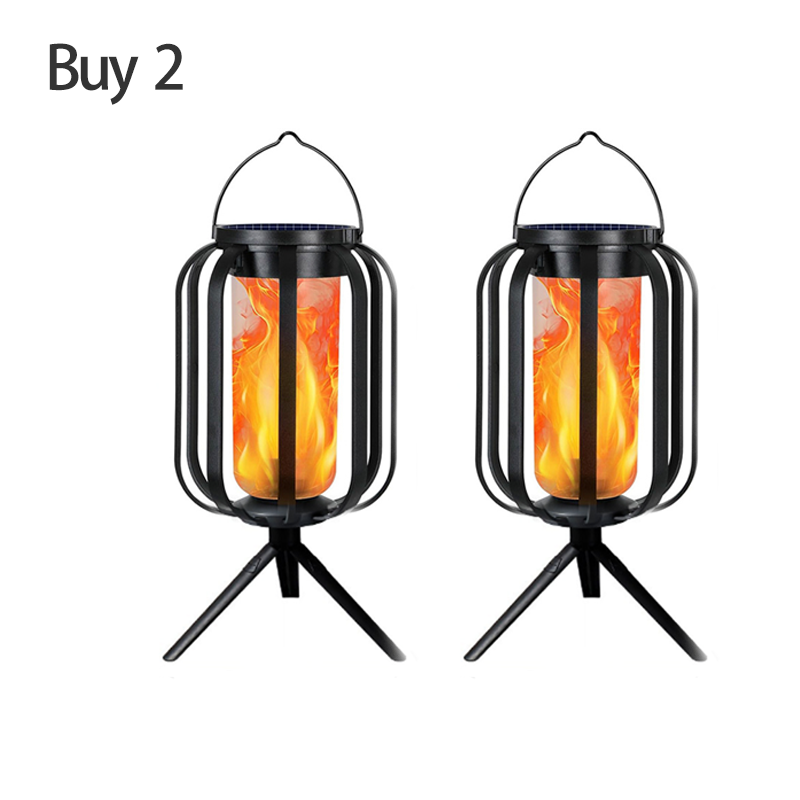 🏮☀️ Linterna Solar de Llama Parpadeante – Impermeable y encendido automático – Brillo cálido realista, perfecta para patios, jardines o caminos – sin necesidad de cableado 🌙