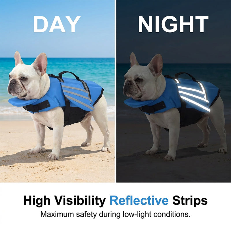 🥳¡Producto estrella de 2026! 🐕👼 ¡50% de descuento! Chaleco salvavidas reflectante con alas de ángel para perros: alta flotabilidad, asa de rescate rápido y malla transpirable. ¡Diseño con tira reflectante para nadar fácilmente de noche!