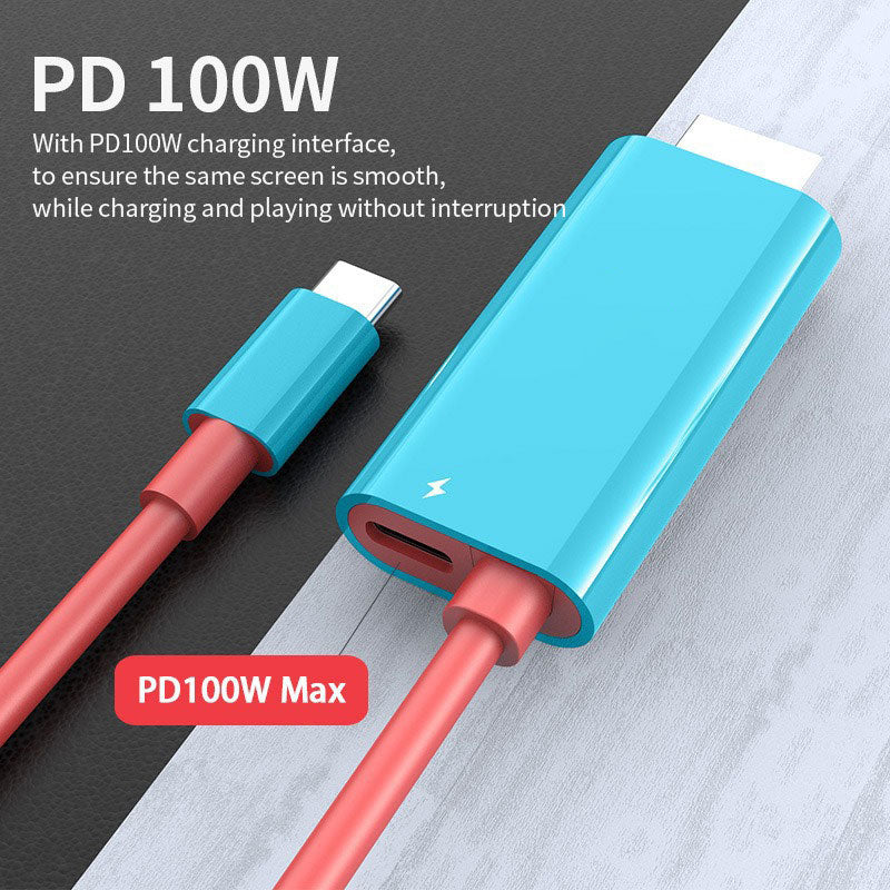 ⏰🔥 ¡50% OFF por Tiempo Limitado! 🎮 Cable Adaptador USB-C a HDMI para Switch – Juega en Pantalla Grande y Carga al Mismo Tiempo ⚡