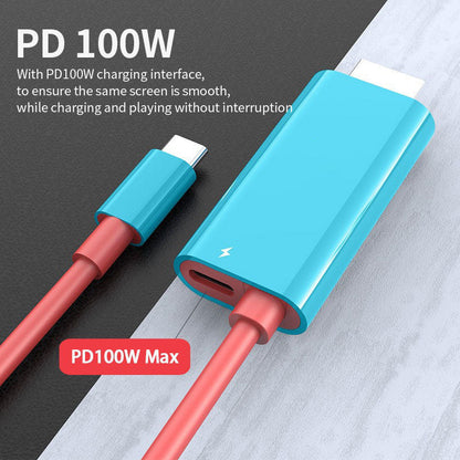 ⏰🔥 ¡50% OFF por Tiempo Limitado! 🎮 Cable Adaptador USB-C a HDMI para Switch – Juega en Pantalla Grande y Carga al Mismo Tiempo ⚡