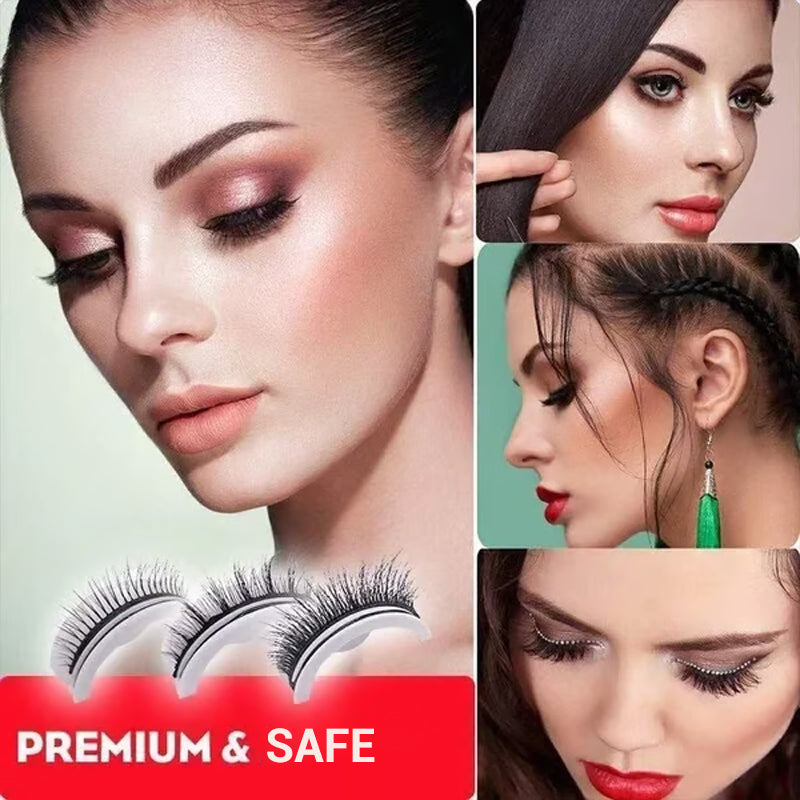 🔥2026 Hot Sale 80% OFF✨⚡ 50K+ SOLD! 🎁Reusable Self-Adhesive False Eyelashes