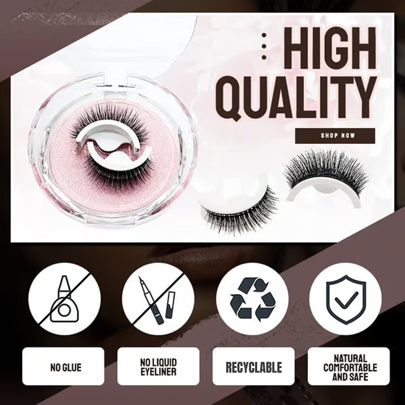 🔥2026 Hot Sale 80% OFF✨⚡ 50K+ SOLD! 🎁Reusable Self-Adhesive False Eyelashes