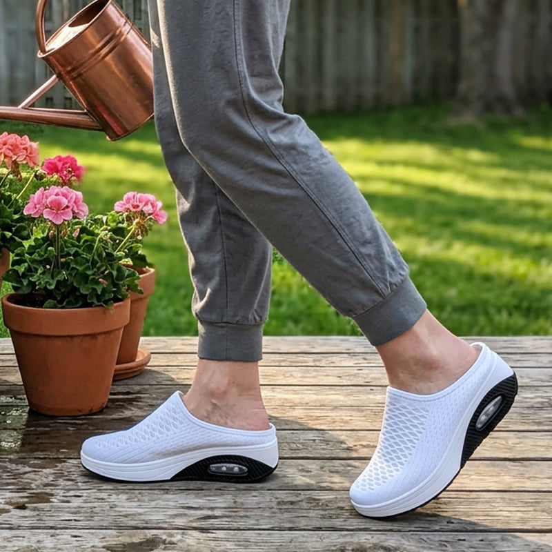 ⌛Oferta por tiempo limitado: Pantuflas de plataforma de malla transpirable para mujer